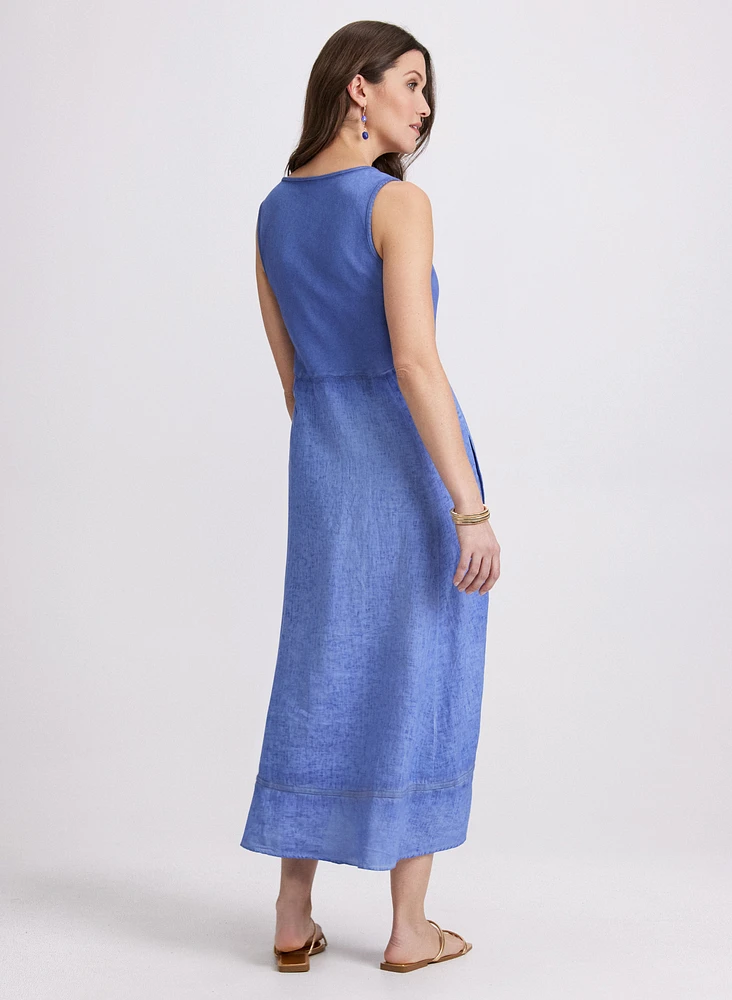 Linen A-Line Dress