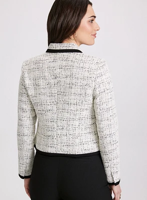 Contrast Tweed Jacket