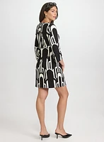 Robe à motif géométrique