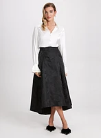 Jacquard Midi Skirt