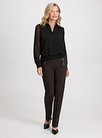Sofia Slim-Leg Pants