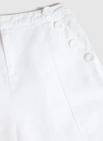 Short bermuda à boutons
