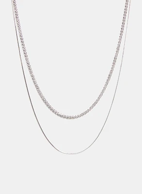 Collier à chaines étagées