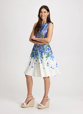 Floral Print Sleeveless Dress