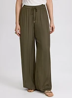 Olivia Satin Wide-Leg Pants