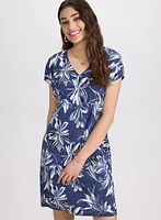 Floral V-Neck Dress