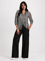 Olivia Cargo Wide-Leg Pants – Regular