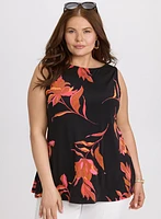 Floral Sleeveless Top