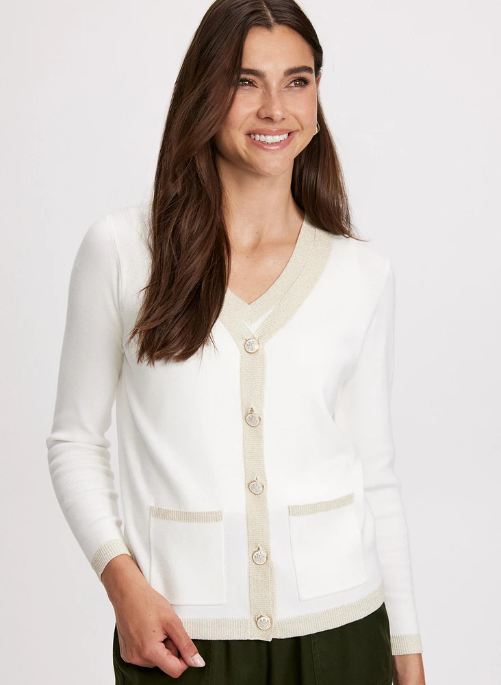 Long Sleeve Button-Up Cardigan