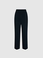 Pull-On Wide-Leg Pants