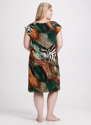 Animal Print Nightgown