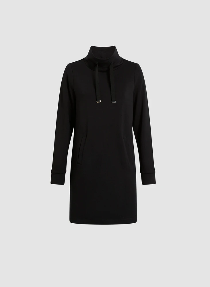 Funnel Neck Zip Detail Tunic