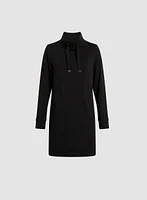 Funnel Neck Zip Detail Tunic