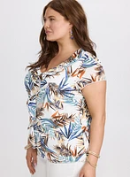 Palm Print Top