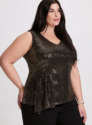 Sleeveless Sequin Top