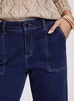 Cropped Wide-Leg Jeans