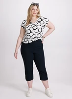High-Rise Bengaline Capris