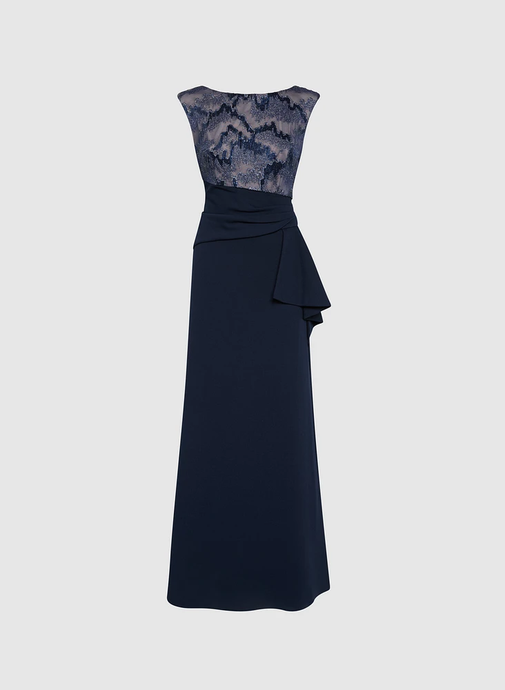 Robe bustier à paillettes