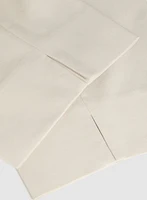 Tab Detail Slim-Leg Capris