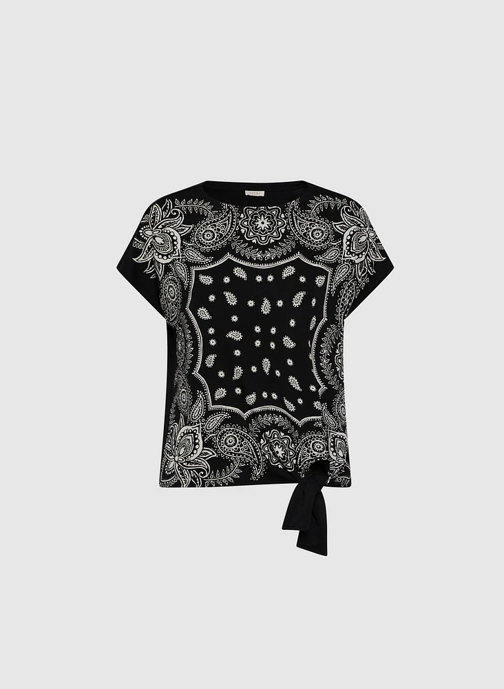 Paisley Print T-Shirt