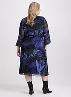 Robe en chiffon à motif