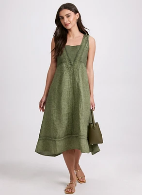 Linen Midi Dress