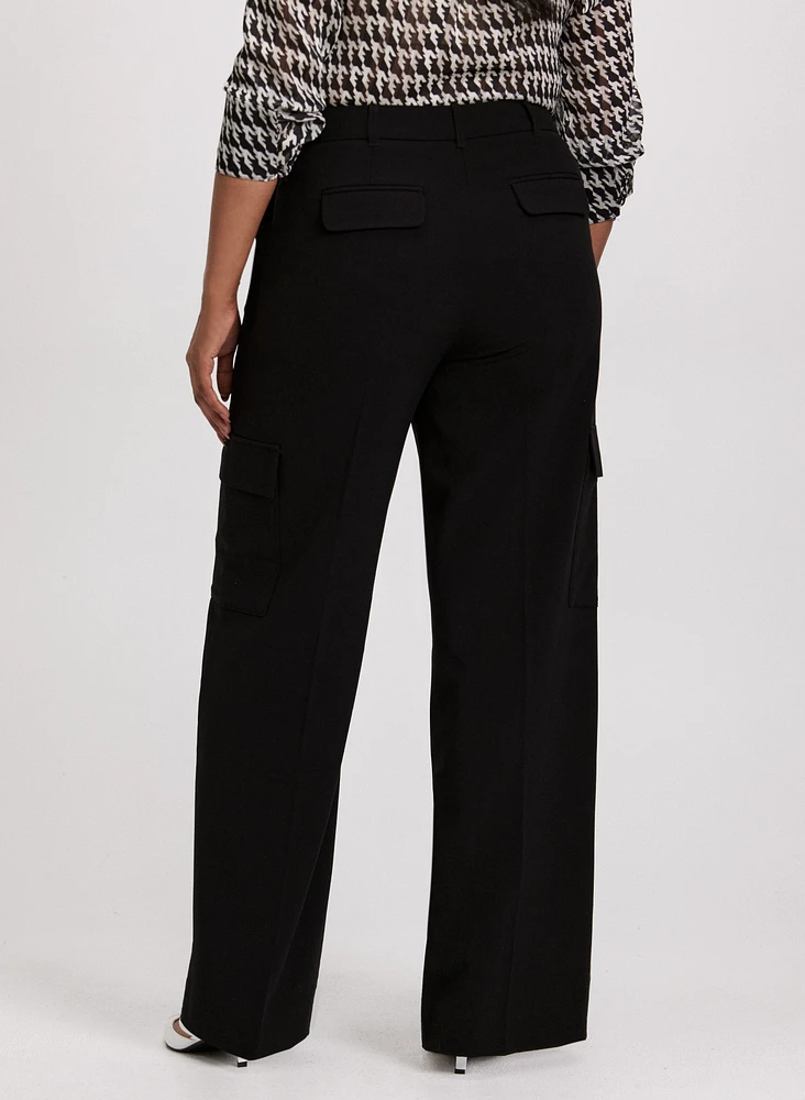 Olivia Cargo Wide-Leg Pants – Regular