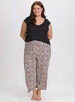 Rose & Animal Print Pyjama Set