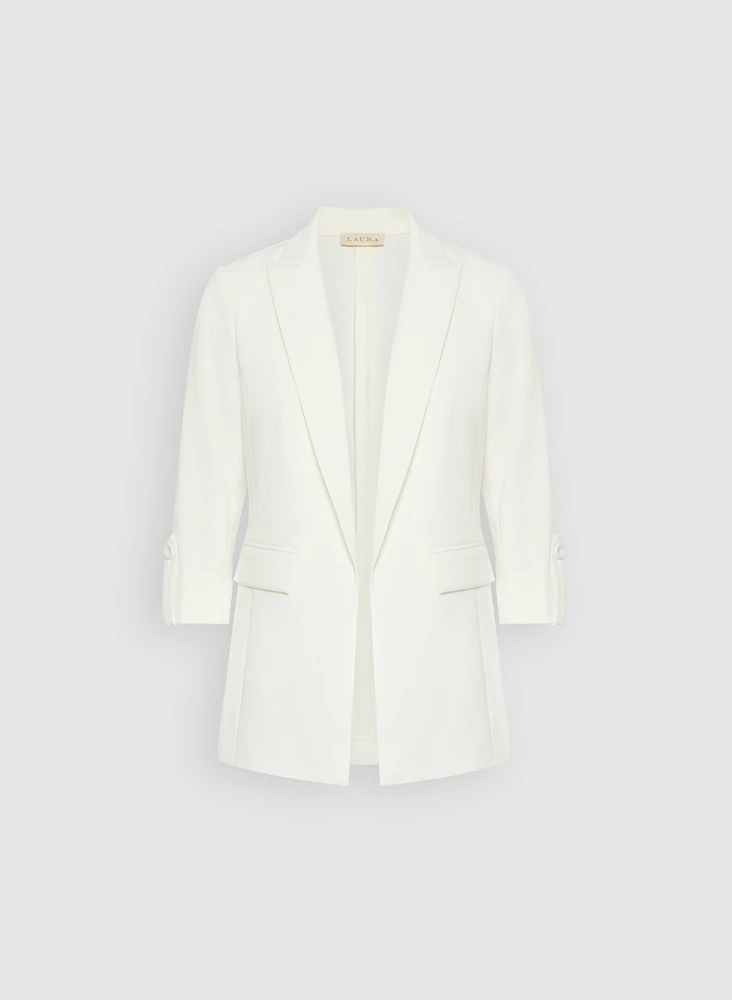 Open-Front Longline Blazer