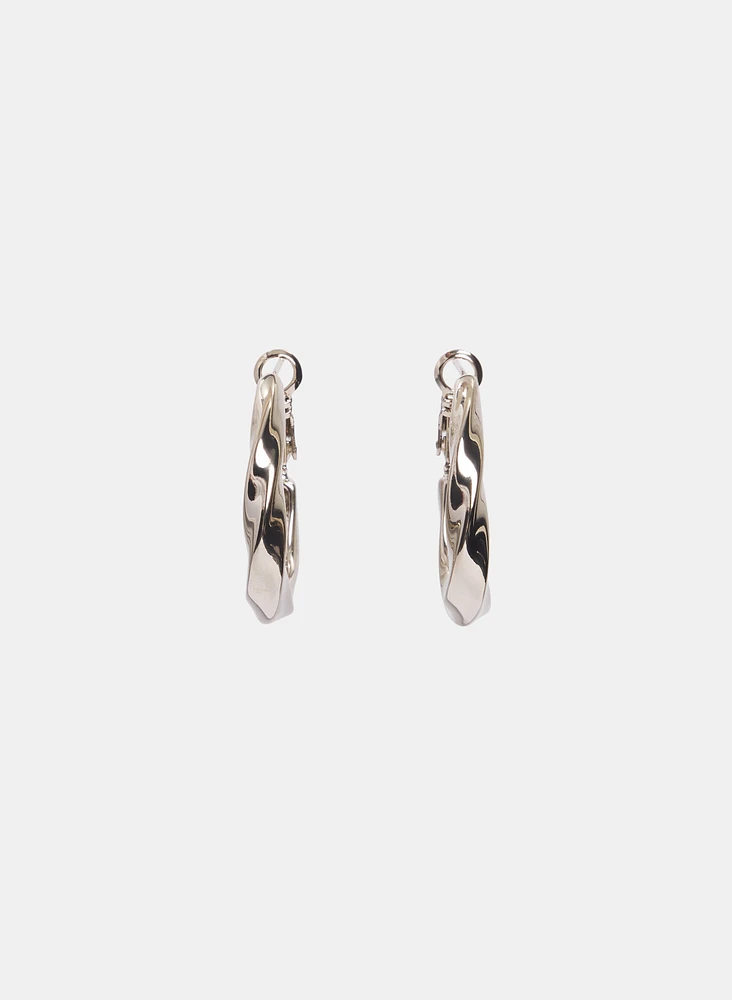 Twisted Hoop Earrings