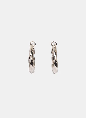 Twisted Hoop Earrings