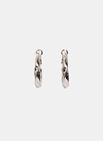 Twisted Hoop Earrings
