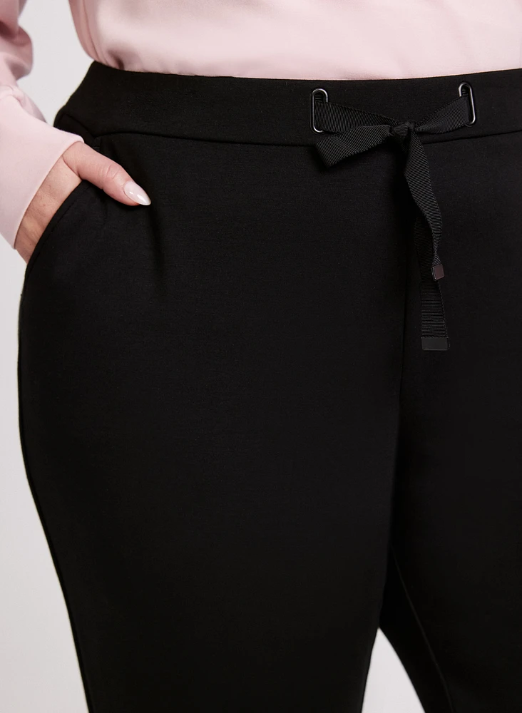 Pantalon à enfiler avec lien nouer la taille