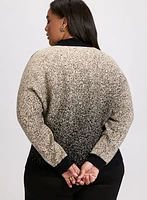 Two-Tone Lurex Sweater