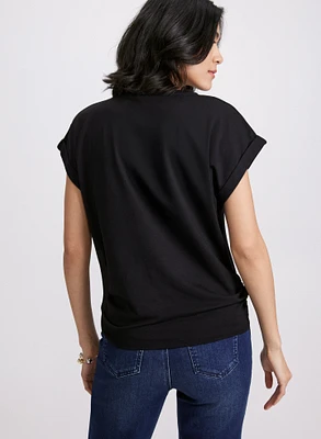 Knotted Hem T-Shirt