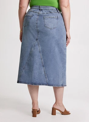 Denim A-Line Skirt