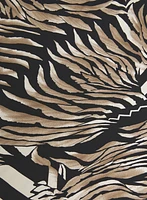 Jupe maxi à motif abstrait