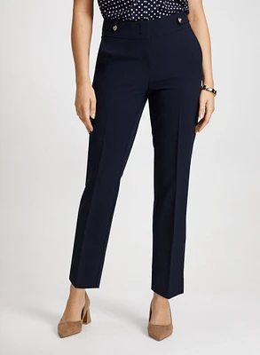 Slim-Leg Ankle Pants