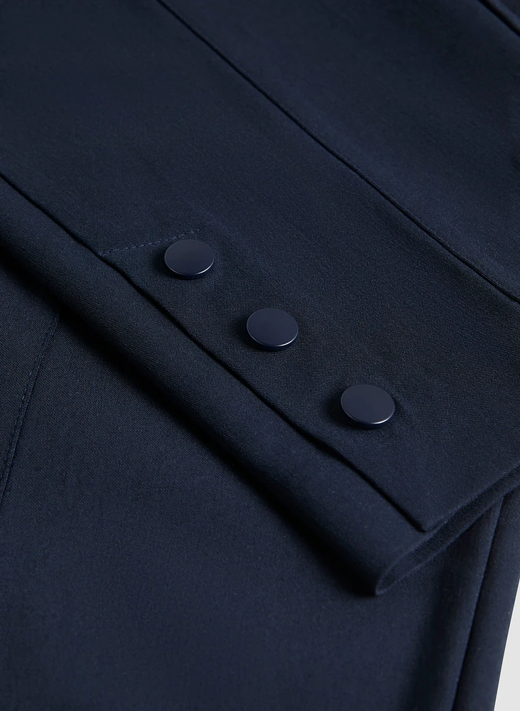 Pull-On Slim-Leg Pants