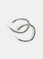 Metallic Hoop Earrings