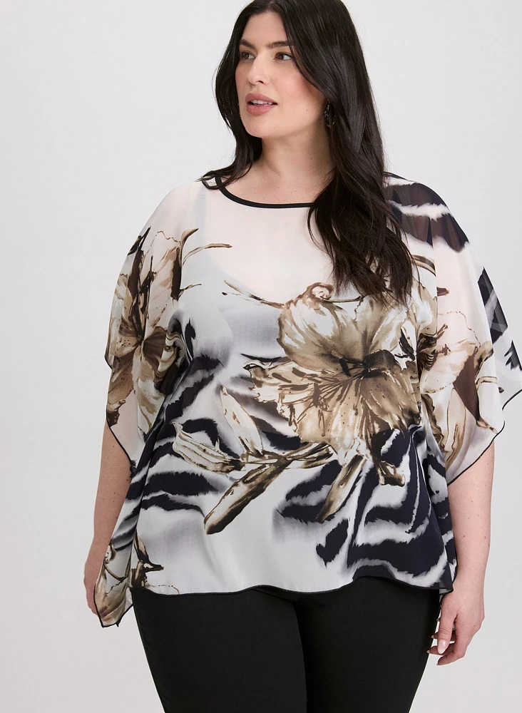 Floral Front Blouse