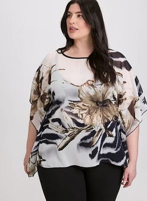 Floral Front Blouse