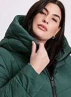 Manteau bouffant en matières recyclées