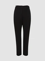 City Fit Button Detail Pants