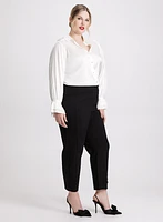 Sofia Slim-Leg Pants - Short