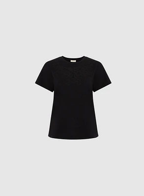 Lace Detail T-Shirt