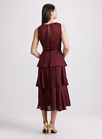 Tiered Dot Dress