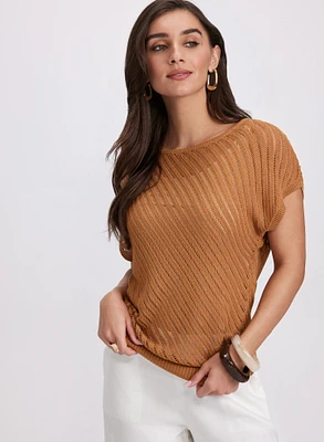Pointelle Stitch Sweater