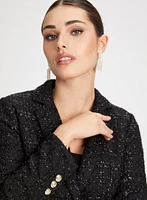 Metallic Detail Tweed Jacket