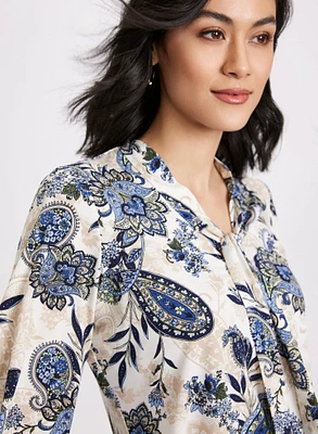 Paisley Print Top